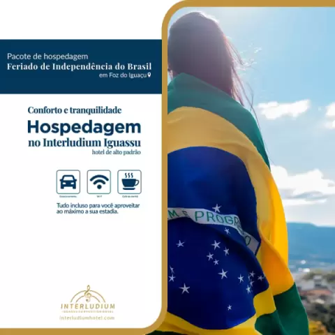 Imagem representativa: Hospedagem Feriado da Independência em Foz do Iguaçu no Interludium | Solicitar orçamento