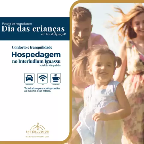 Imagem representativa: Feriado dia das crianças é em Foz do Iguaçu | Venha curtir no Interludium