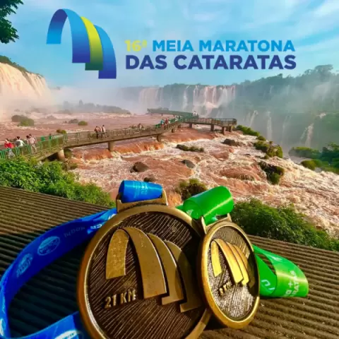 Imagem representativa: 16º Meia Maratona das Cataratas - No dia 18 de maio de 2025 - Vamos correr!?