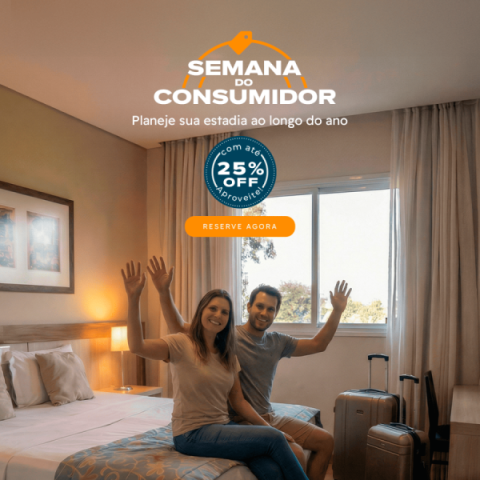 Imagem representativa: Semana do Consumidor Hotel Interludium: até 25% off em Foz
