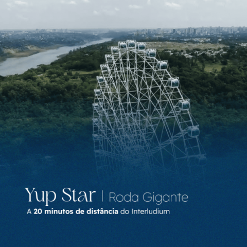 Imagem representativa: Yup StarRoda Gigante a 20 minutos do Interludium Iguassu Convention Hotel