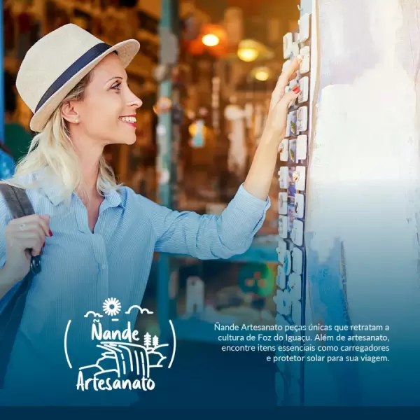 Imagem representativa: Ñande Artesanato - Cada peça um pedacinho de Foz do Iguaçu