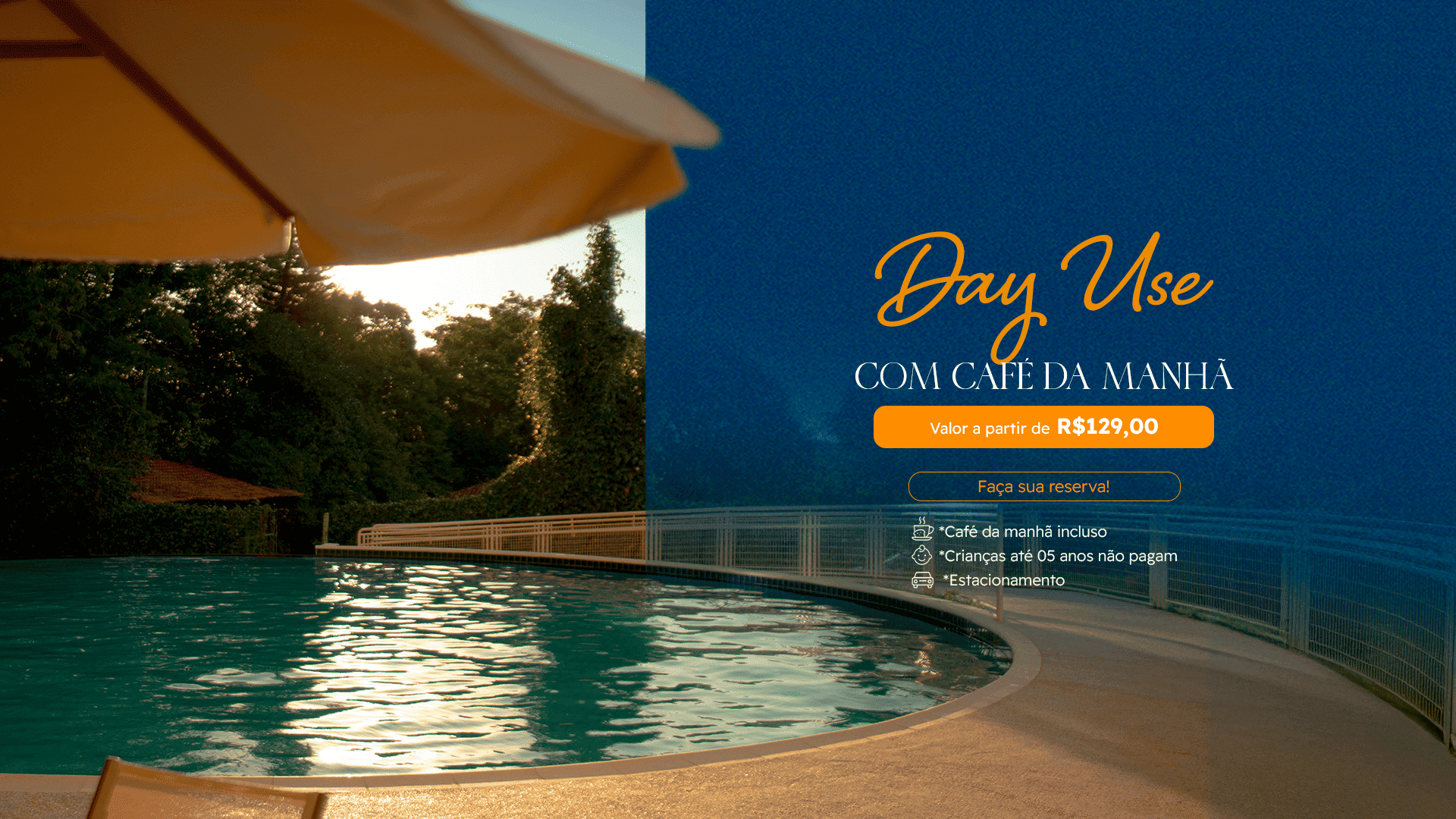 Hotel com Day Use em Foz do Iguaçu - Incluso café da manhã