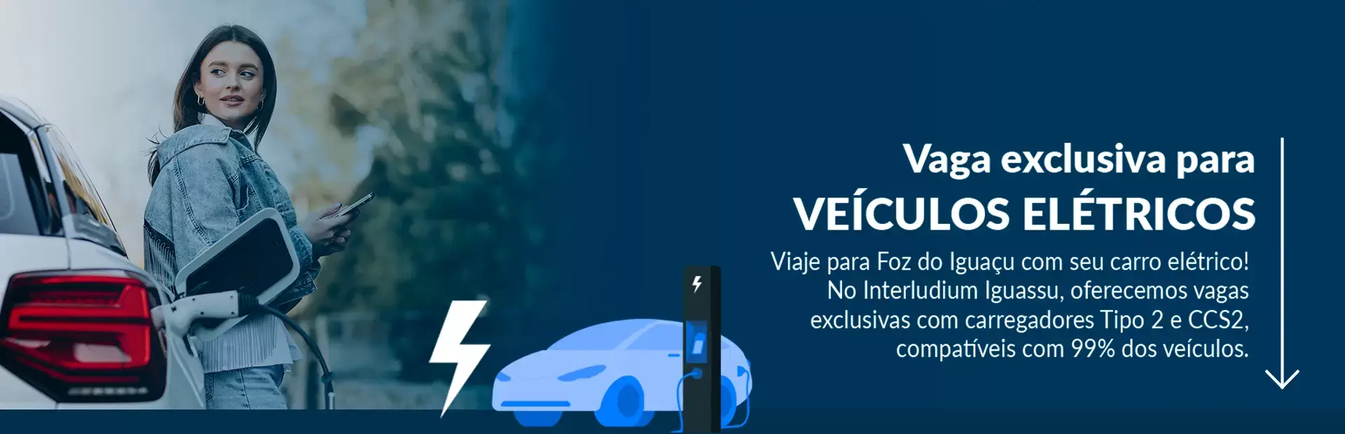 Hotel em Foz do Iguaçu com Vaga para Carro Elétrico