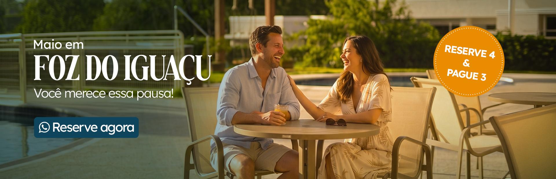 Hotel Interludium | Fique 4 noites e pague 3 em Foz do Iguaçu