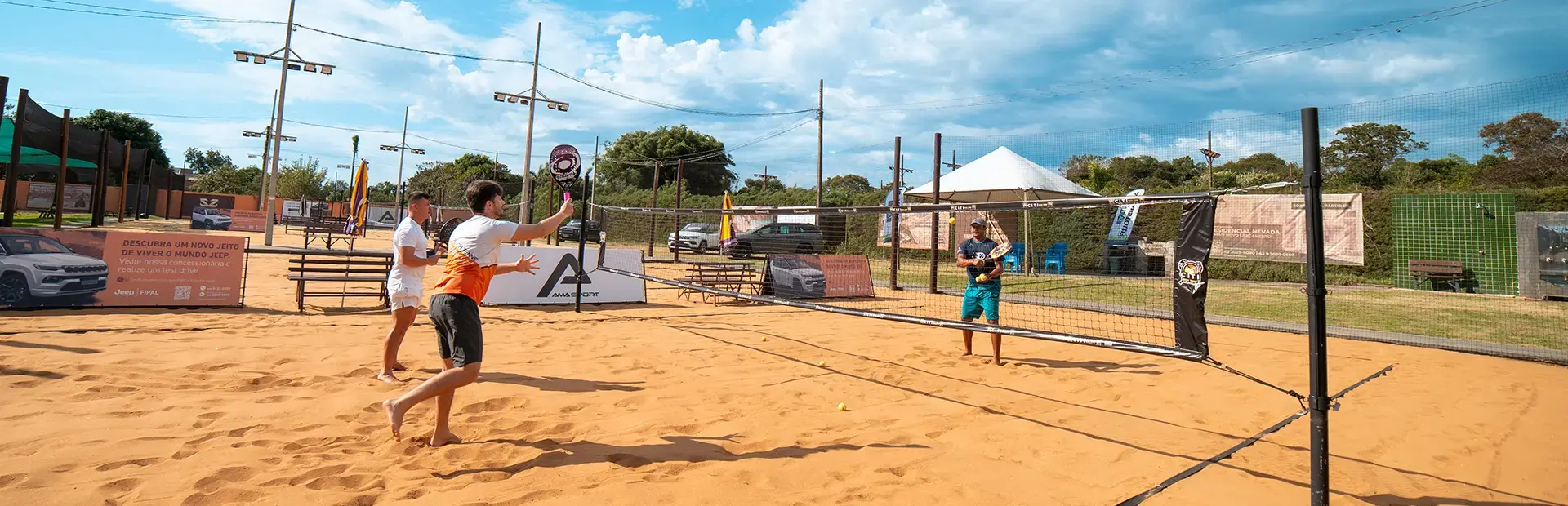 Quadras de Beach Tennis